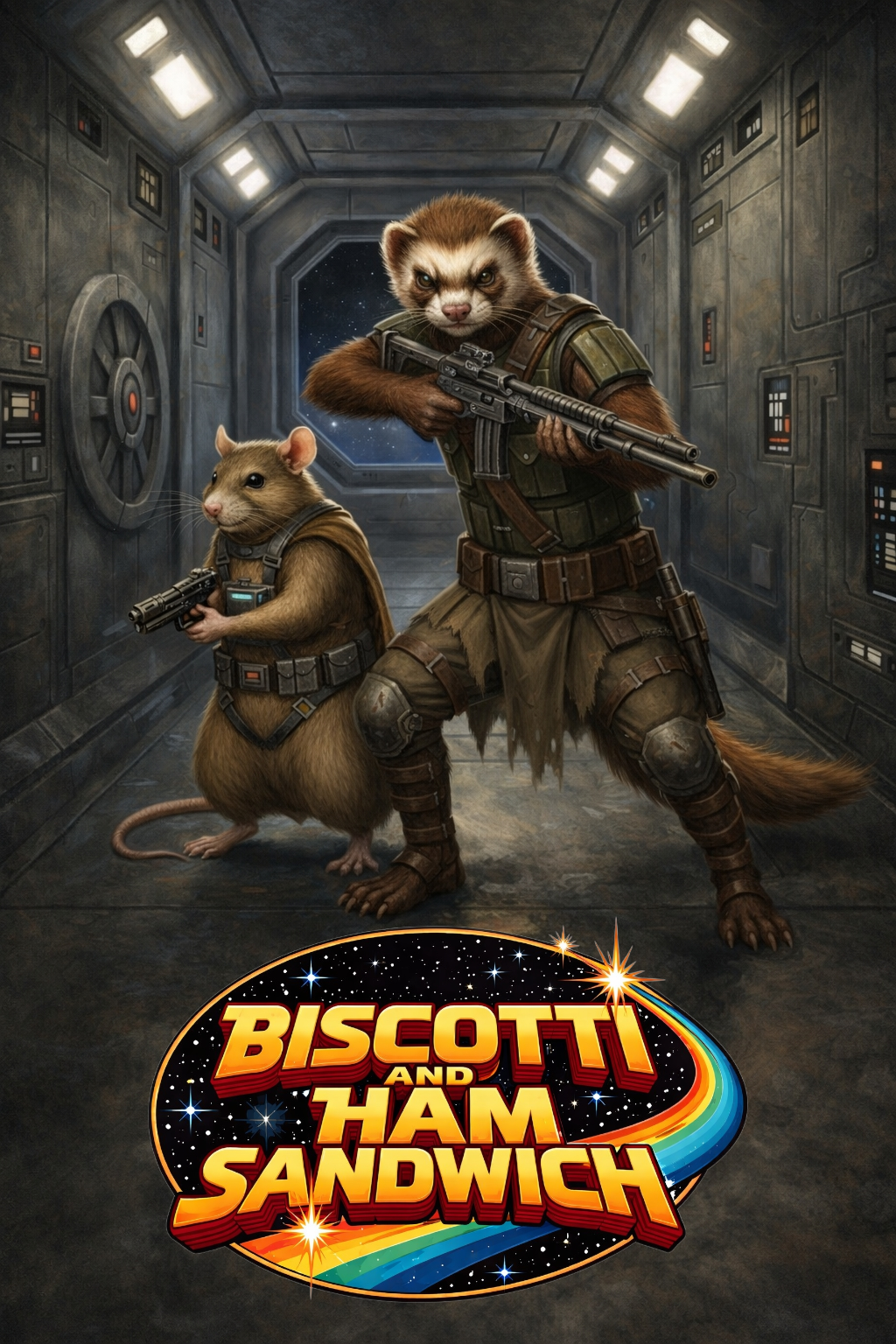 Biscotti and Ham Sandwich